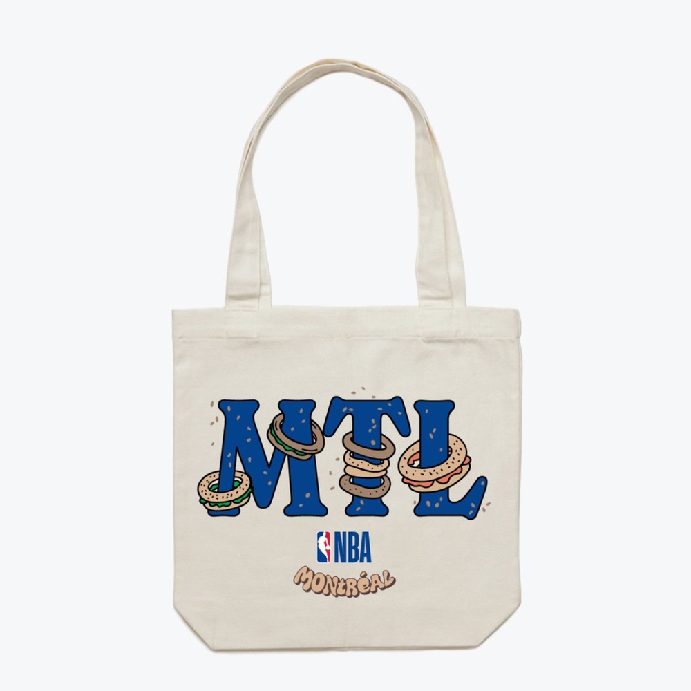 Peace Collective “MTL” Bagel Tote Bag